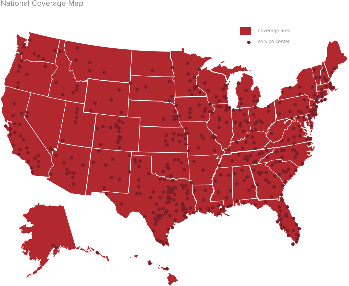 National Coverage Map